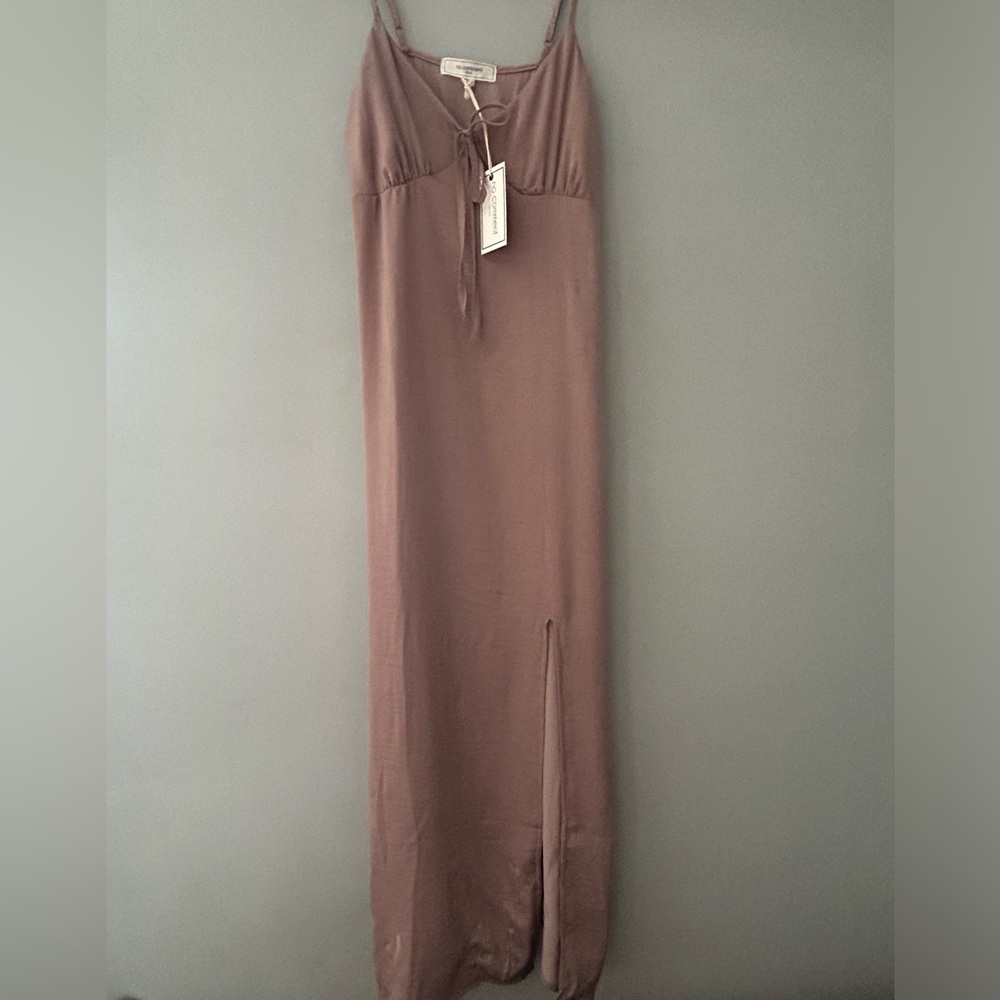 Taupe Nightgown Dress